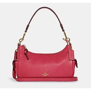 Coach Pennie Shoulder Bag 25 Bold Pink